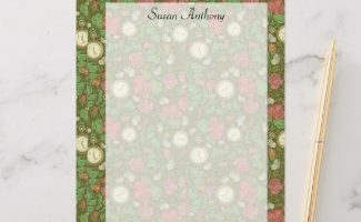 Victorian Garden Stationary with Personalized Header