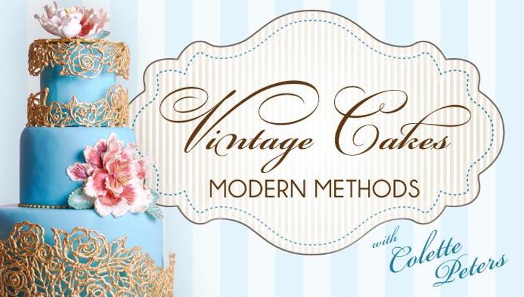 Vintage cakes modern methods