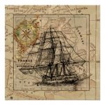 Vintage Maps for Home or Office Decor and Gifts
